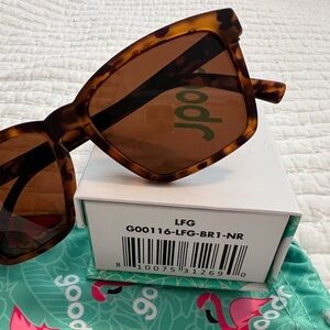 Goodr LFG Tortoise Shell Square Sunglasses